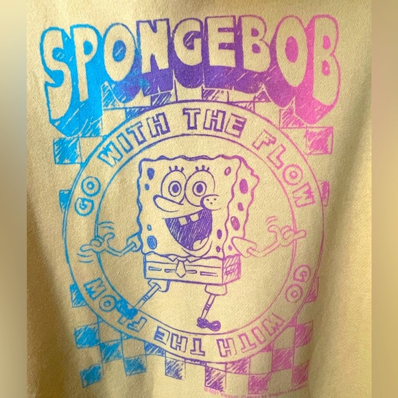NWOT- Sponge Bob hoodie - Picture 2 of 2